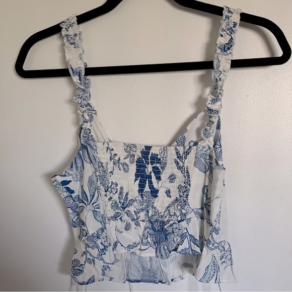 UO Goodie Lace-Up Bustier Top - Picture 2 of 4